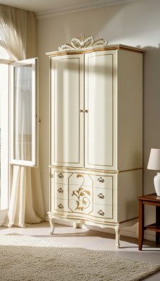 Kleider Schrank Holz Barock Rokoko Möbel Klassische Schlafzimmer Möbel Schränke Neu