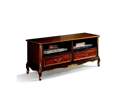 Klassisches Sideboard tv lowboard rtv Schrank Tisch Wohnzimmer Luxus Holz Möbel Neu