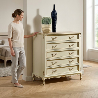 Wohnzimmer Italienische Luxus Möbel Klassischer Barock Stil Kommode