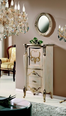 Schicke Kommode Schrank Italienische Möbel Barock Stil Wohnzimmer