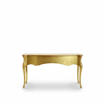 Designer Möbel Tisch Gold Wohnzimmer Holz Tisch Italienische Luxus Möbel