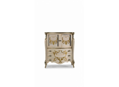 Design Barock Anrichte Schlaf Wohnzimmer Kommode Sideboard Holz