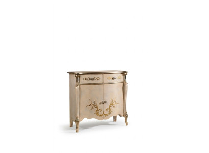 Luxuriöse Möbel Holz Stil Barock Weiß Schrank Kommode Schränke Designer