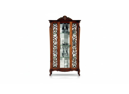 Klassische Vitrine Schrank Design Schränke Regale Glasschrank Italienische Möbel Neu