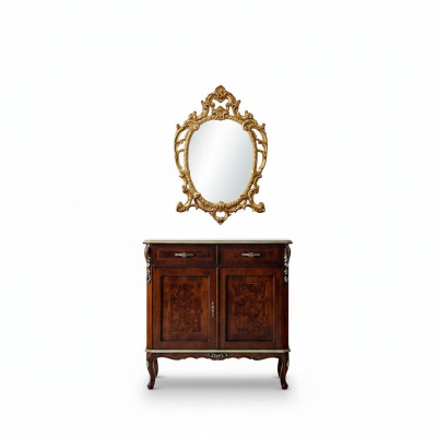 Designer Holz Italienische Möbel Design Möbel Stil Barock 2tlg Kommode