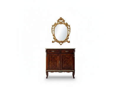 Designer Holz Italienische Möbel Design Möbel Stil Barock 2tlg Kommode