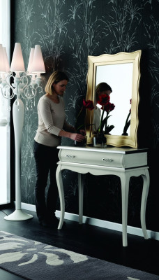 Möbel Stil Barock Konsolentisch Wandtisch Tisch Sideboard Klassische Anrichte