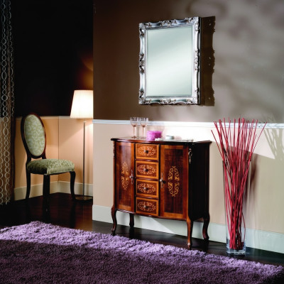 Italienische Stil Möbel Luxus Konsolentische RTV Braune Kommode Stil Barock Antik Stil Neu
