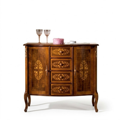 Italienische Stil Möbel Luxus Konsolentische RTV Braune Kommode Stil Barock Antik Stil Neu
