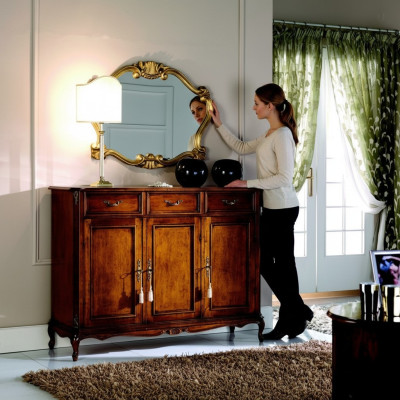 Italienische Möbel Stil Barock Kommode Schrank Luxus Schränke Design