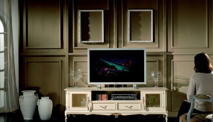 Sideboard tv Lowboard rtv Schrank Tisch Wohnzimmer Holz Möbel Barock Stil Neu