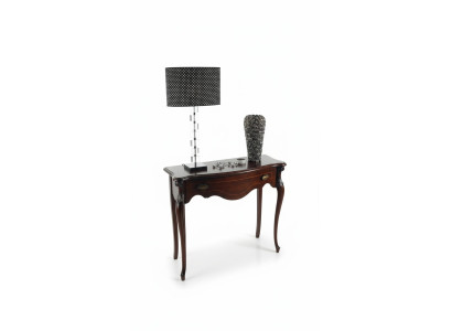 Holz Italienische Möbel Konsolentisch Braun Möbel Stil Barock Design Möbel Neu