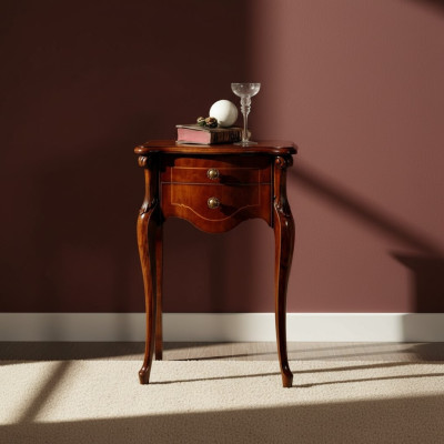 Konsolentisch Braun Möbel Holz Italienische Möbel Stil Barock Design Möbel Neu