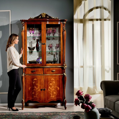 Luxus Italienische Möbel Buffet Anrichte Design Schrank Kommode Holz Möbel