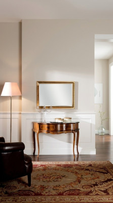 Design Luxus Möbel Stil Barock Konsolentisch Konsole Tisch Holz Anrichte