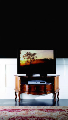 RTV Schrank Italienische Möbel Sideboard TV Lowboard Wohnzimmer Holz