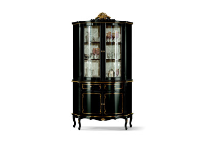 Design Italienische Luxus Holz Möbel Barock Stil Schrank Vitrine Schrank Wohnzimmer Neu