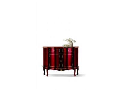 Luxus Italienische Holz Möbel Kommode Rot Buffet Schrank Wohnzimmer