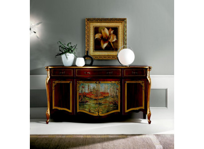 Design Möbel Luxus Barock Buffet Kommode Anrichte xxl Design Italienische Neu