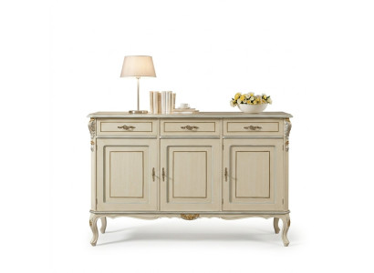 Luxus Italienische Holz Möbel Weiß Großes Buffet Schrank Wohnzimmer Möbel Neu