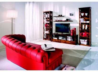 Luxus 5tlg Set für Wohnzimmer tv Schrank 2 Bücherregale 2 Regale Möbel Regale