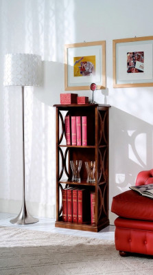 Bücher Schrank Schränke Luxus Holz Möbel Wohnzimmer Einrichtung