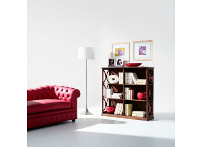 Designer Luxus Schränke Bücherregal Braun Klassische Holz Italienische