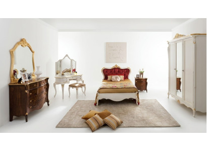 Italienische Möbel Design Luxus Bett Swarovski Kristallsteine Stil Barock Betten