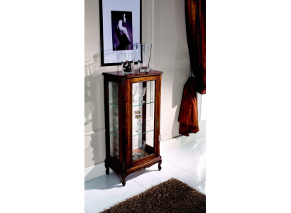 Design Möbel Italienische Braun Vitrine Holz Luxus Schränke Klassische Anrichte