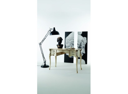 Luxus Schreibtisch Konsolen Luxus Tisch Büro Möbel Barock Gold Echtholz
