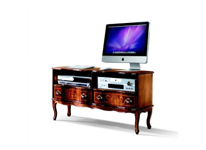 Wohnzimmer Holz Möbel Sideboard tv Lowboard rtv Schrank Barock Neu