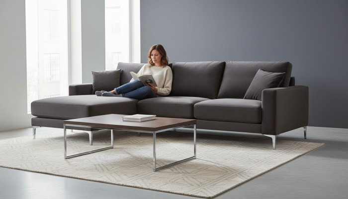 Sofas Italienische Möbel Schwarz Ecksofa Wohnzimmer Design Couchen Polster Sofa