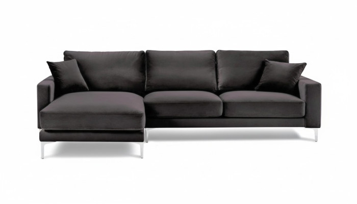Sofas Italienische Möbel Schwarz Ecksofa Wohnzimmer Design Couchen Polster Sofa