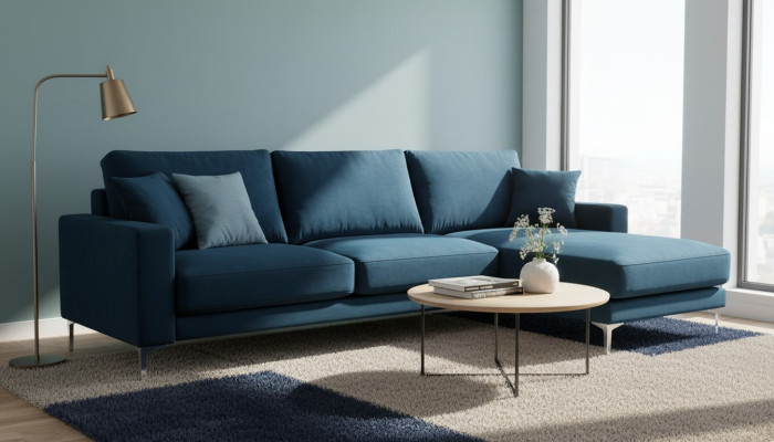 Turkis Ecksofa Stoff Wohnzimmer Design Couchen Polster Sofa Sofas Eckgarnitur