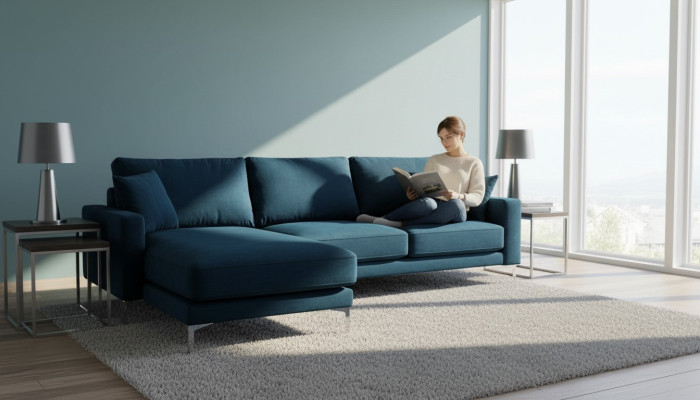 Sofas Neu Kreative Turkis Ecksofa Stoff Wohnzimmer Design Couchen Polster Sofa
