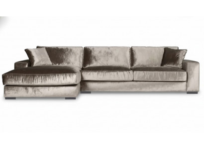 Braune Ecksofa Stoff Wohnzimmer Design Couchen Polster Sofa Sofas Italienische