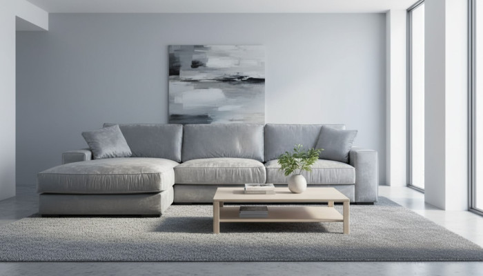 Italienische Stil Möbel Ecksofa Stoff Wohnzimmer Design Couchen Polster Sofas