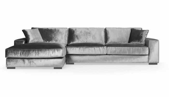 Italienische Stil Möbel Ecksofa Stoff Wohnzimmer Design Couchen Polster Sofas