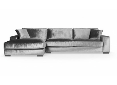 Italienische Stil Möbel Ecksofa Stoff Wohnzimmer Design Couchen Polster Sofas