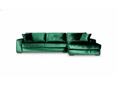 Grün Ecksofa Sofa Stoff Wohnzimmer Design Couchen Polster Sofas Big Samt Neu