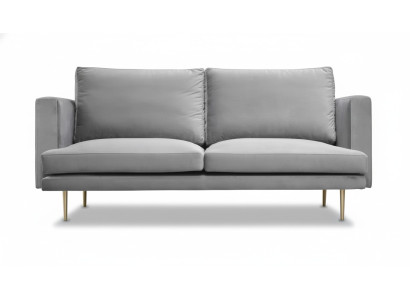 Grau Dreisitzer Sofa Wohnzimmer Design Couchen Polster Sofas Italienische Möbel
