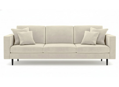 Beige Viersitzer Sofa Stoff Wohnzimmer Design Couchen Polster Sofas Neu Stoff