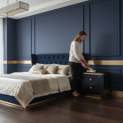Nachttisch Konsolen Schlafzimmer Beistelltisch Modern Design Möbel Luxus