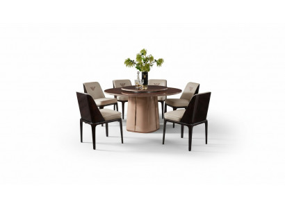 Esstisch Tisch Möbel Lehnstuhl Stuhl Set 5tlg. Gruppe Design Esszimmer