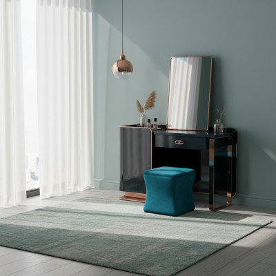 Schminktisch Hocker Holz Textil Schlafzimmer Kreative Modern Design Möbel Luxus