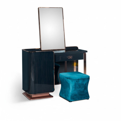 Schminktisch Hocker Holz Textil Schlafzimmer Kreative Modern Design Möbel Luxus
