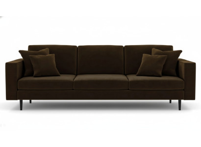 Braun Viersitzer Sofa Stoff Wohnzimmer Design Couchen Polster Sofas Neu Kreative