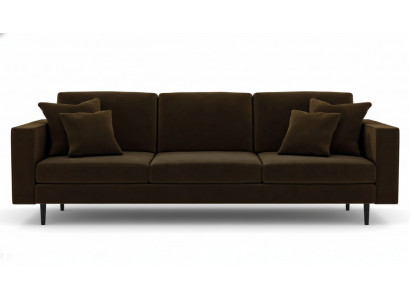 Braun Viersitzer Sofa Stoff Wohnzimmer Design Couchen Polster Sofas Neu Kreative
