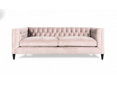 Pink Dreisitzer Sofa Moderne Stoff Wohnzimmer Design Couchen Neu Luxus Möbel Neu