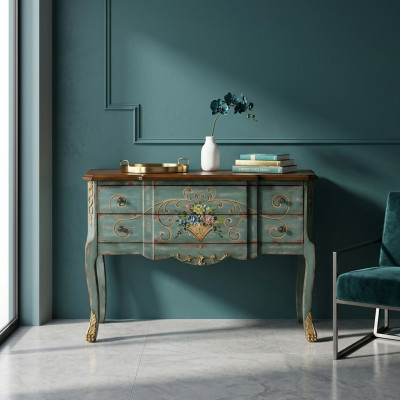 Antik Stil Möbel Anrichte Kommode Schrank Sideboard Konsolen Schrank